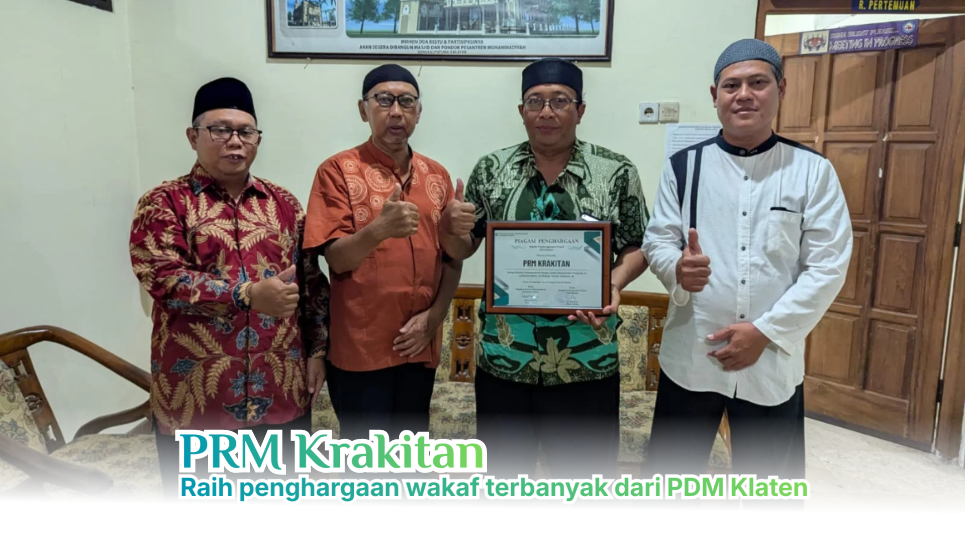 Transparansi Aset Wakaf PRM Krakitan
